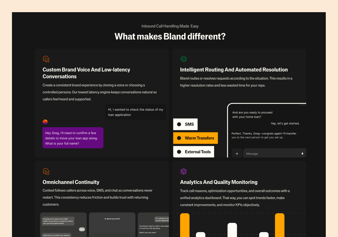 Bland AI screenshot 4