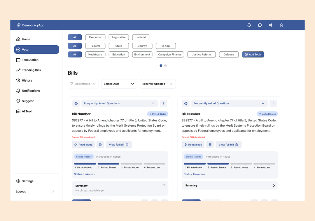 Democracy App screenshot 5