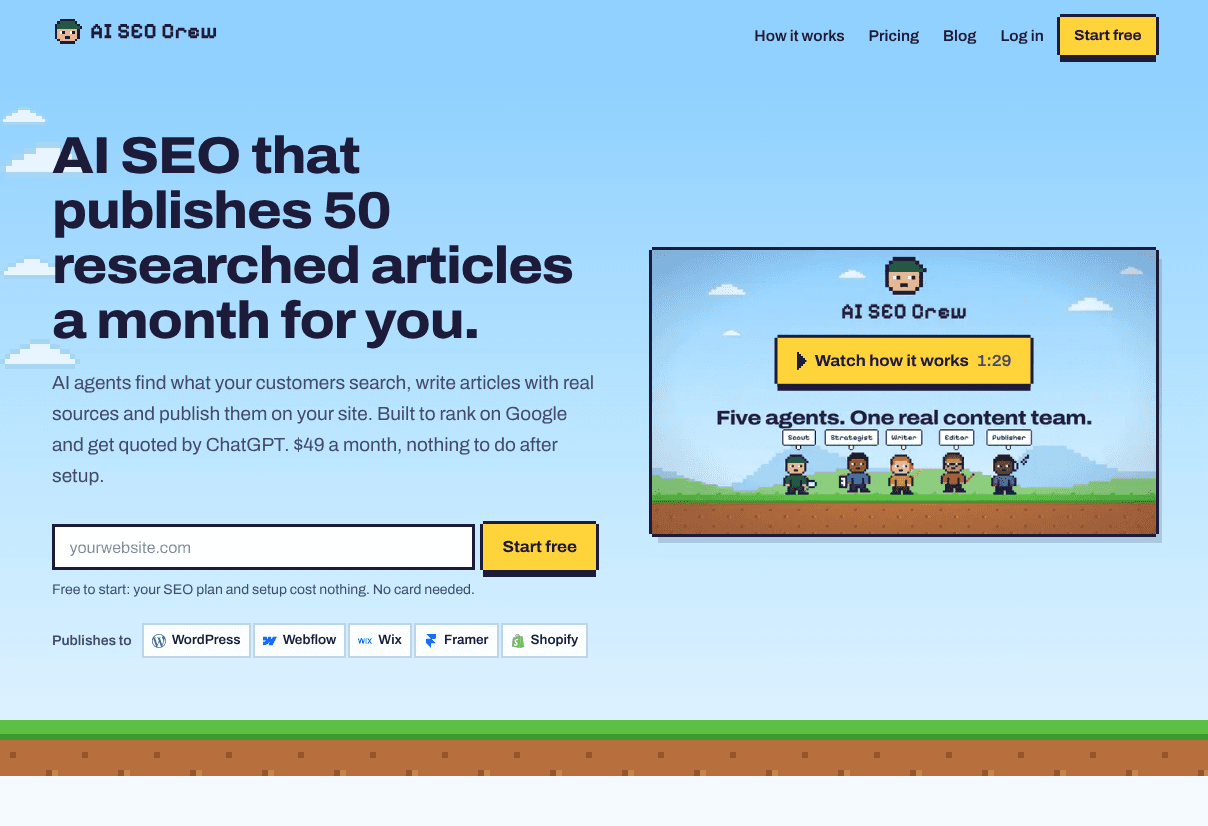 AI SEO Crew main screenshot