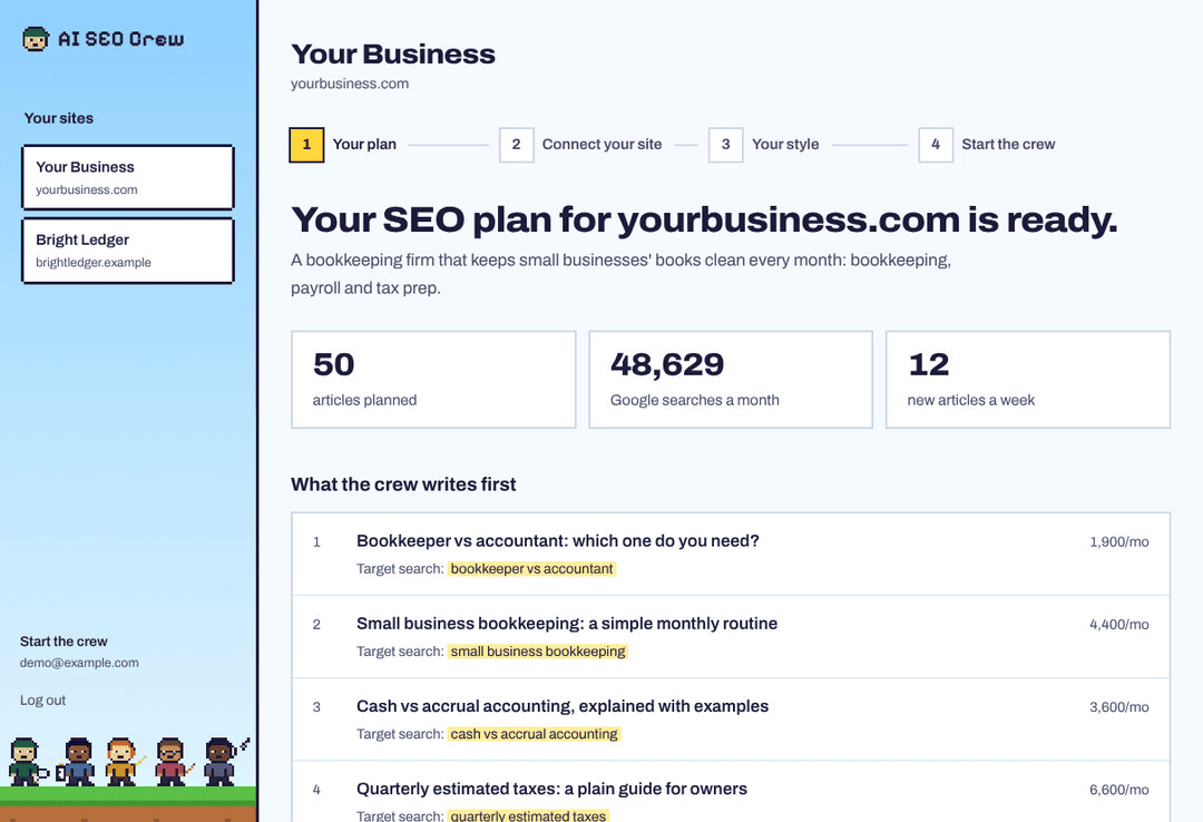 AI SEO Crew screenshot 2