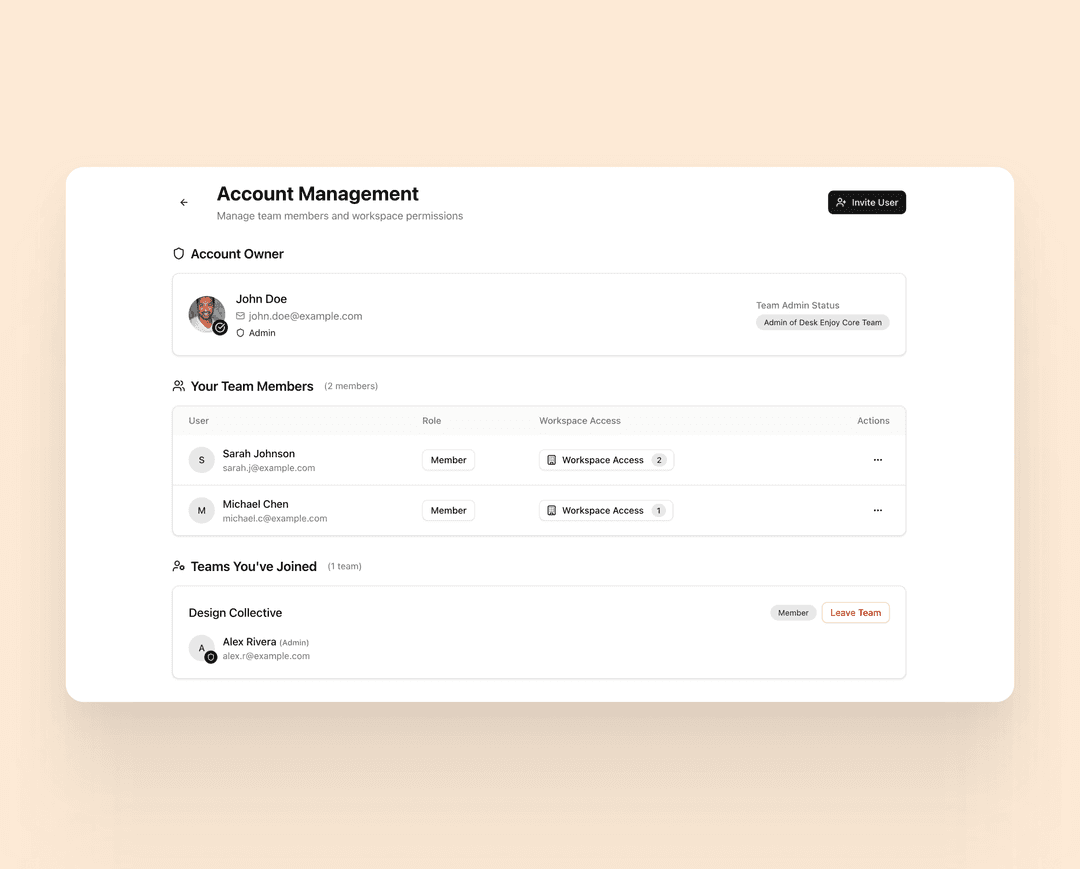 Desk Enjoy screenshot 3