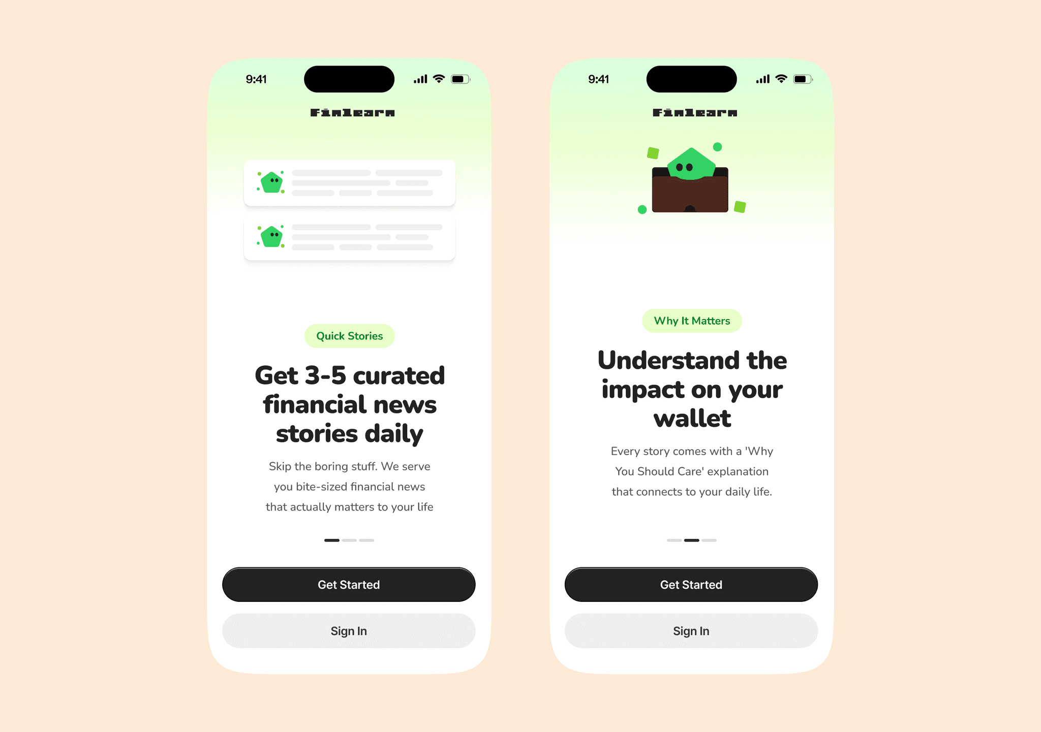FinLearn main screenshot