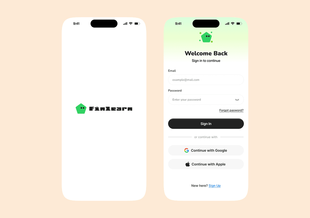 FinLearn screenshot 2
